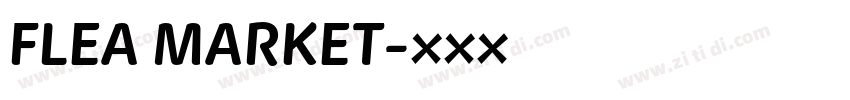 FLEA MARKET字体转换
